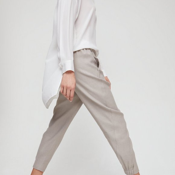 (SOLD) Aritzia Babaton Dexter Linen Pant Size XS - Picture 3 of 5